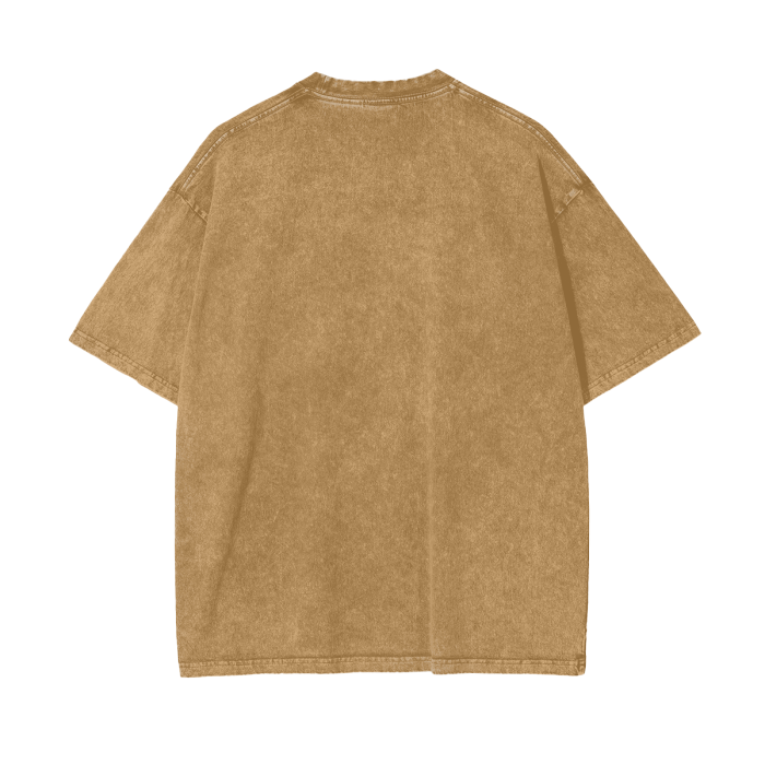 Oversize Snow Washed T-Shirt #R00037