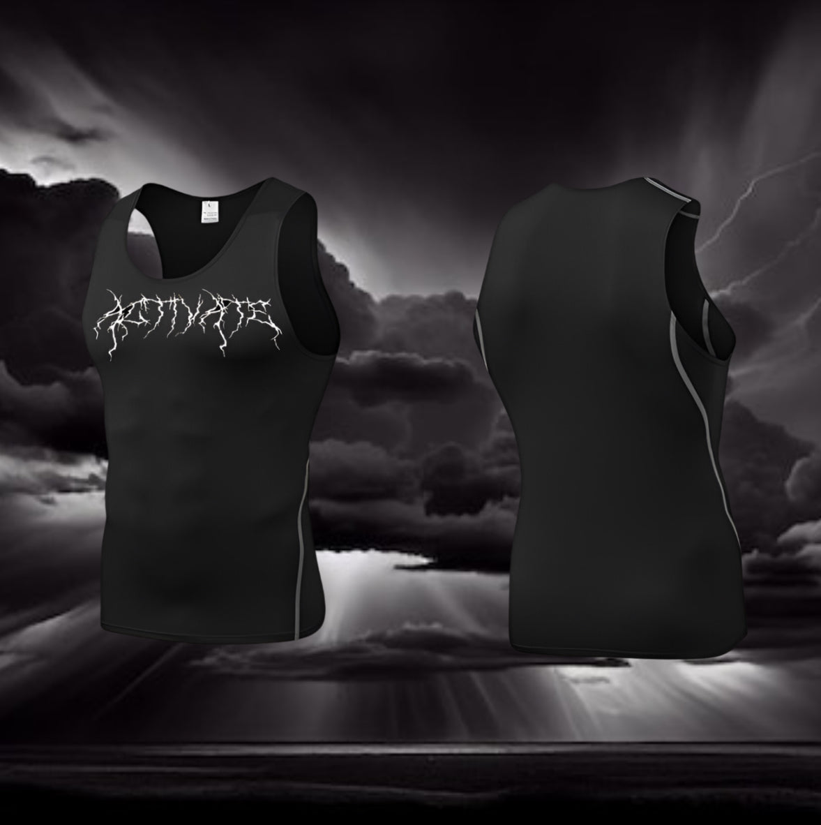 Compression Tank-Top Black